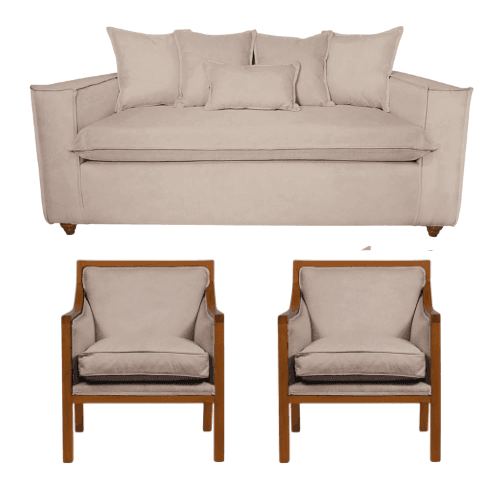 Living Domenico 311 Sofá y Sillones tipo Sitial Beige