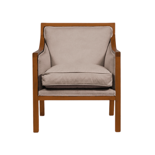 Living Baco 311 y Sillones tipo Sitial Beige - Imagen 3
