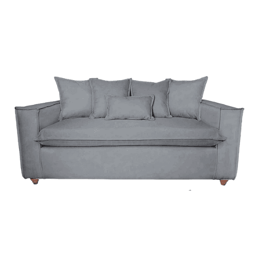 Living Domenico 311 Sofá y Sillones tipo Sitial Gris Claro - Imagen 2