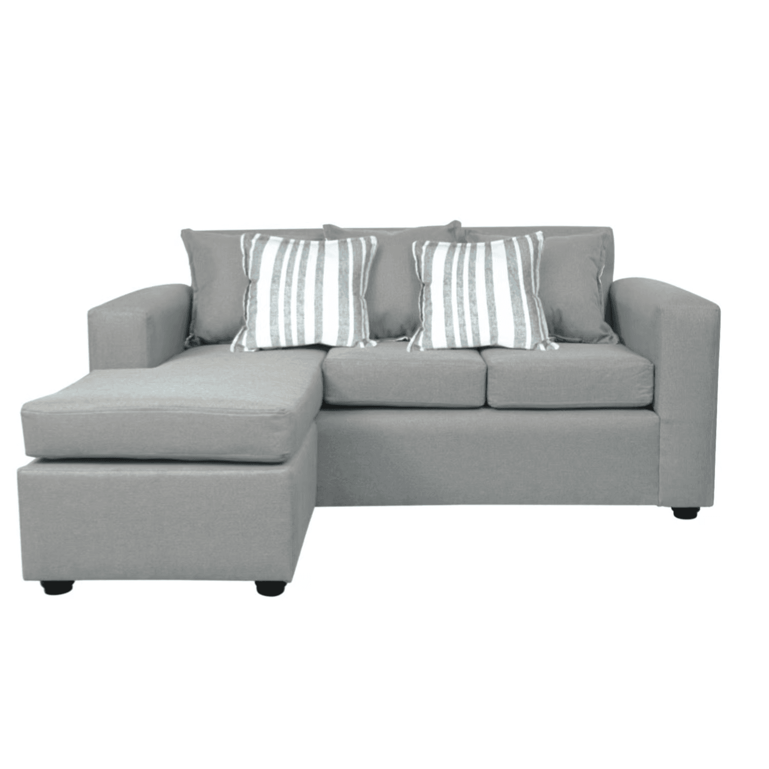 Living Boheme 311 Sofá Seccional y 2 Sitiales Enfundados Gris Claro - Imagen 2