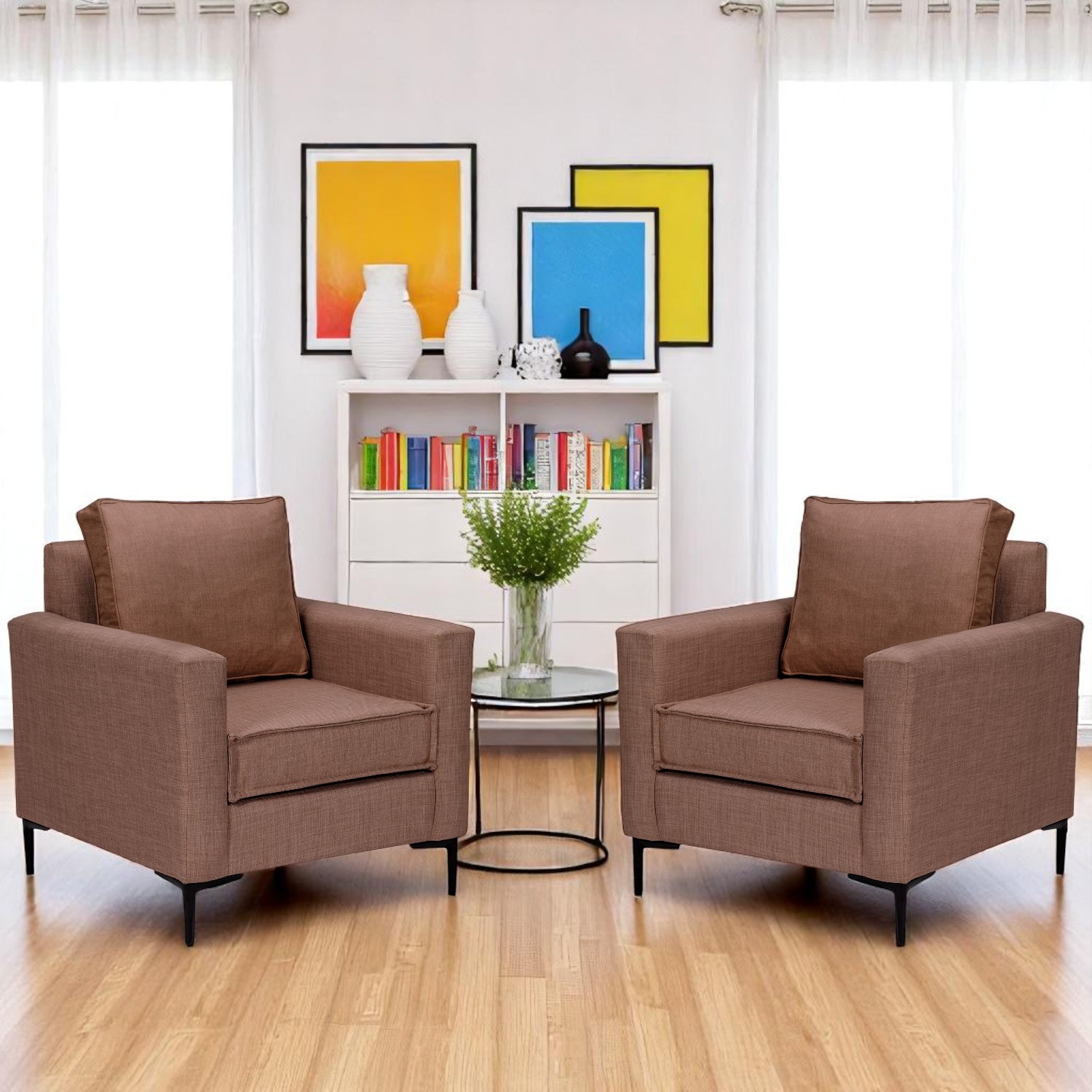 Set Poltronas Venetto Café