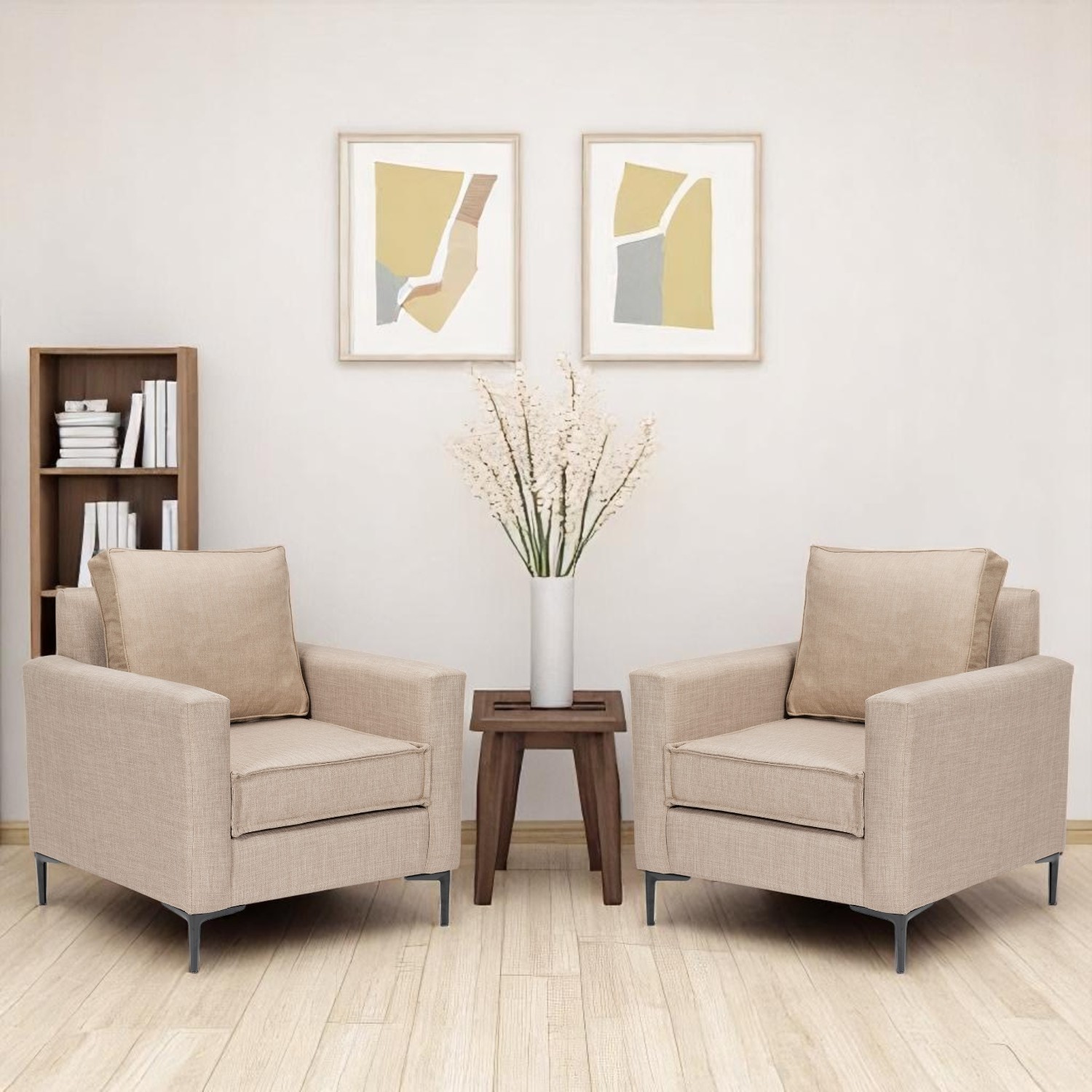 Set Poltronas Venetto Beige