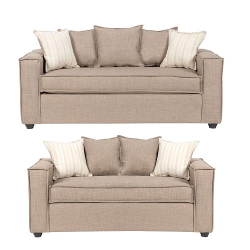 Living Baco 3 2 Sofá 3 y 2 Cuerpos Beige