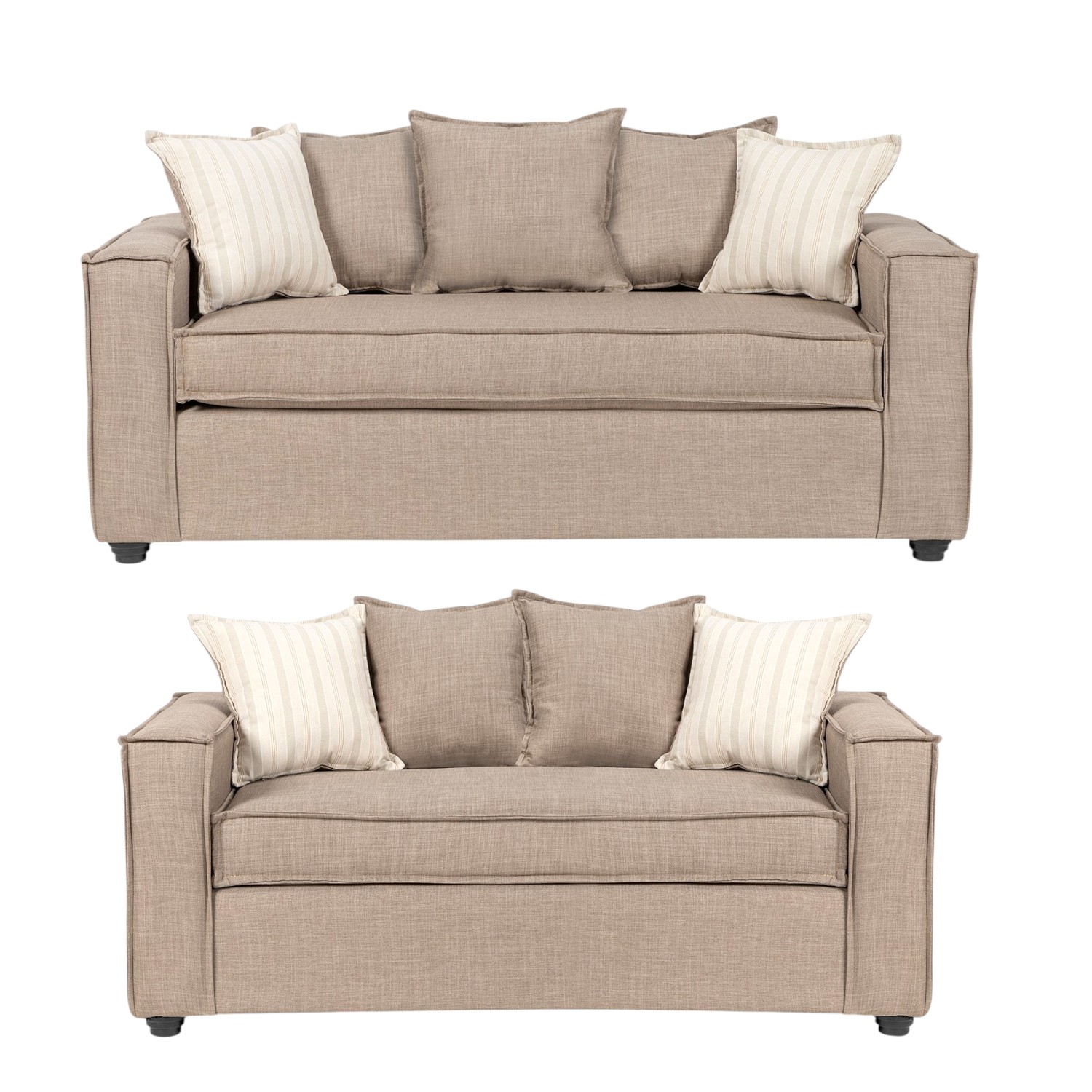 Living Baco 3 2 Sofá 3 y 2 Cuerpos Beige