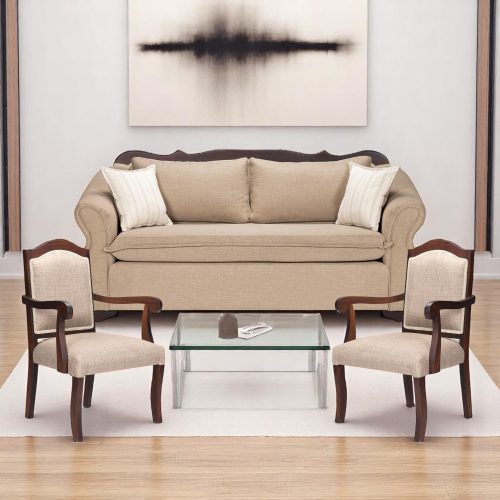 SOFÀ CORONA & SITIALES ANTONIA BEIGE