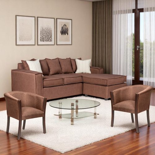 SOFA INTERCAMBIABLE LEHMANN & 2 SILLONES TIPO SITIAL CAFÈ
